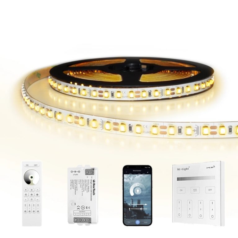 25 meter led strip warm wit complete set – premium 3000 leds