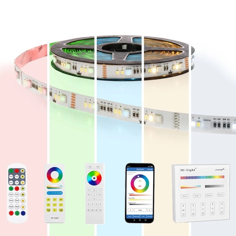6 meter RGBWW led strip basic met 36 leds p/m – complete set