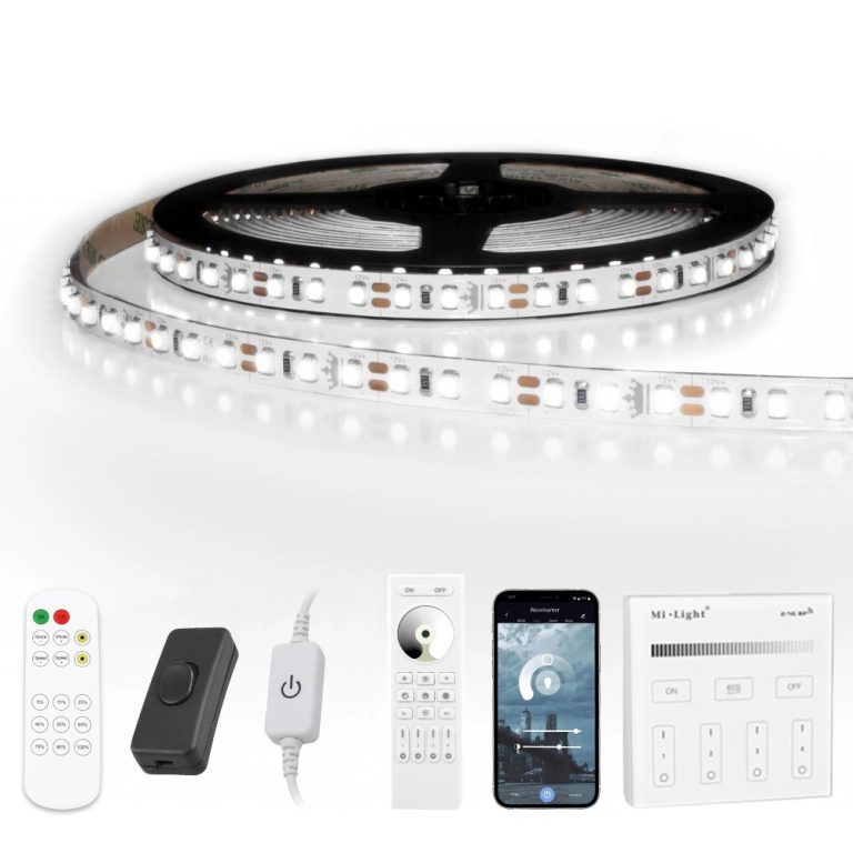 7 meter – 840 leds complete led strip set daglicht wit