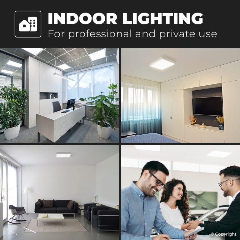 LED Paneel – 60×60 cm – 40 Watt – 4000lm (100lm/W) – 6000K daglicht wit – Flikkervrij – UGR21 – Incl. 1,5m netsnoer – 3 jaar garantie