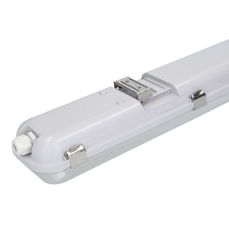 LED TL Armatuur IP65 150 cm RVS Clips Koppelbaar dubbelvoudige uitvoering