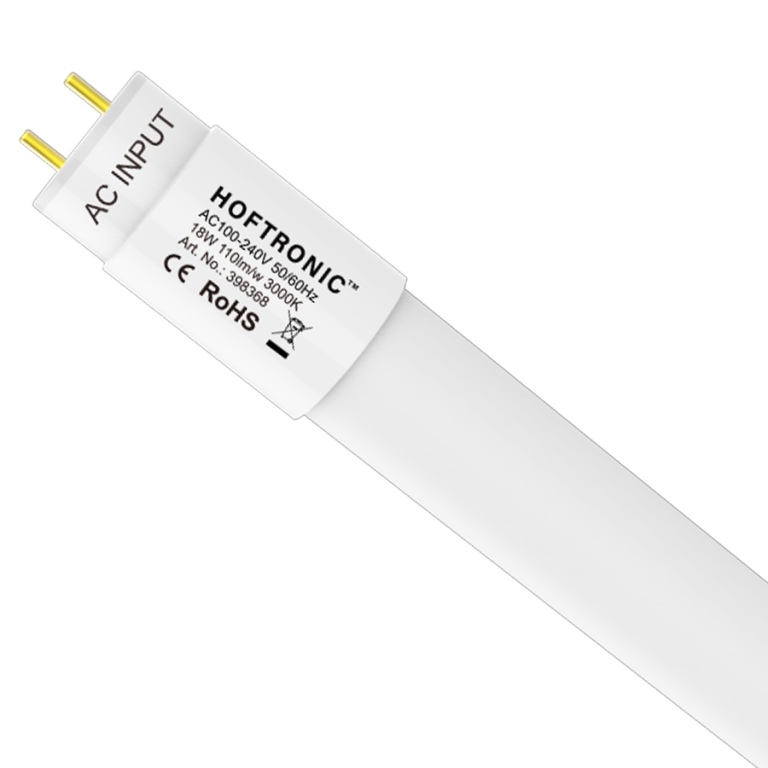 LED TL armatuur IP20 120 cm 3000K 18W 3960lm 110lm/W Flikkervrij