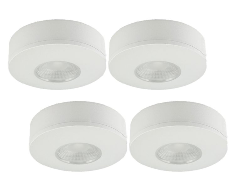 Set van 4 Cabinet Led Opbouwspot IP44