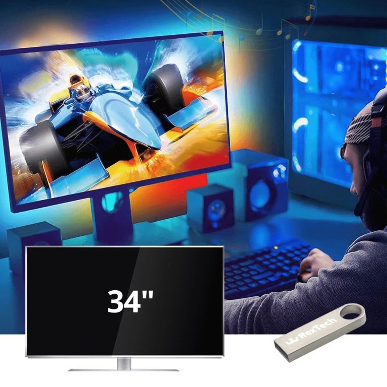 PC ambilight usb game verlichting – 34 inch