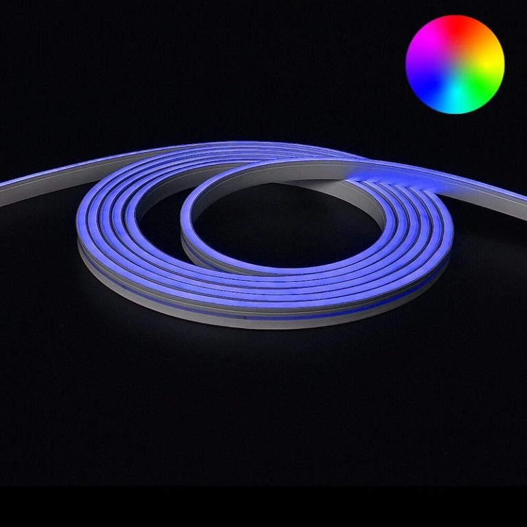 1 meter neon led flex RGB midi recht – losse strip