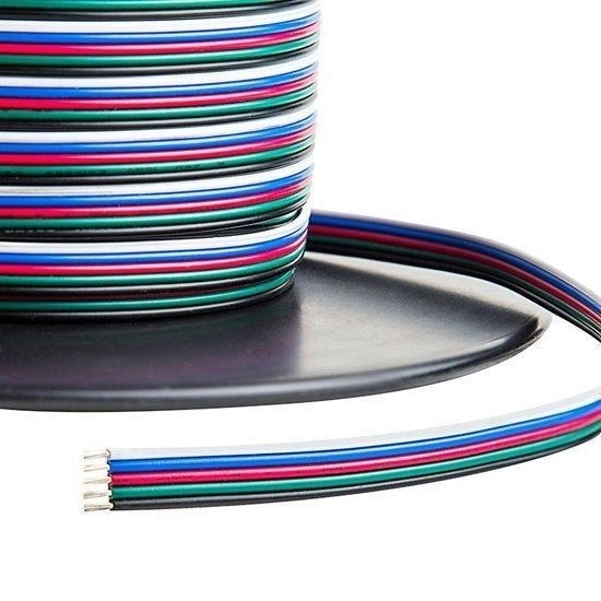 15 meter losse RGBW kabel