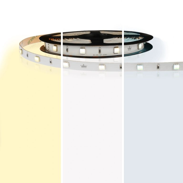 7 meter dual white led strip basic met 60 leds – losse strip