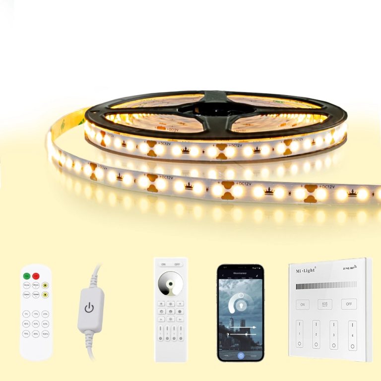 9 meter warm wit – complete set basic – 128 leds p/m