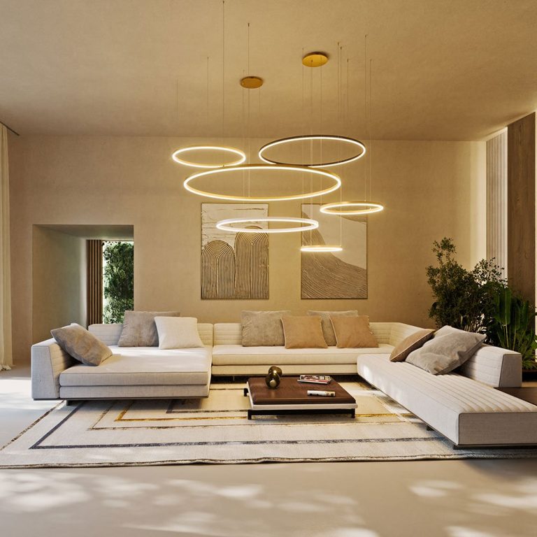 Skapetze – S.LUCE Ring 120 LED Hanglamp 5m Pendel