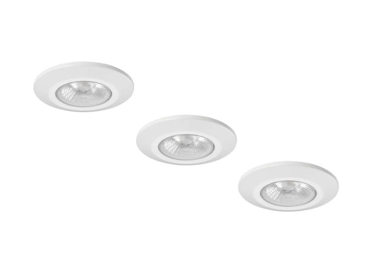 Set van 3 Micro InbouwLEDspot Bern, 1,2 Watt, IP65