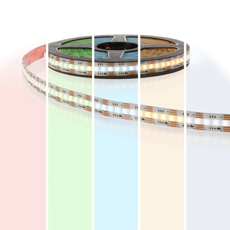 Ledstrip 10 meter RGBWW prime 840 cob leds p/m – losse strip