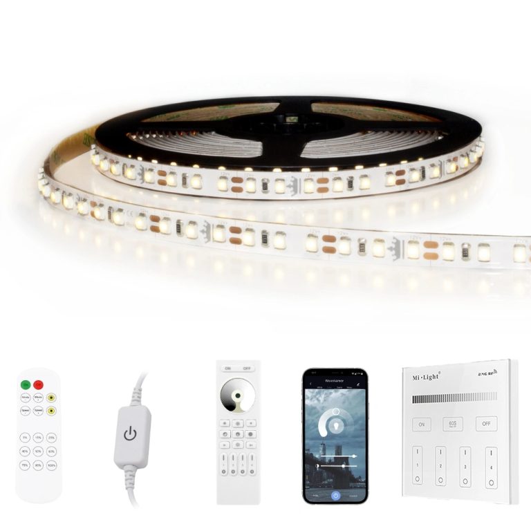 10 meter – 1200 leds complete led strip set helder wit