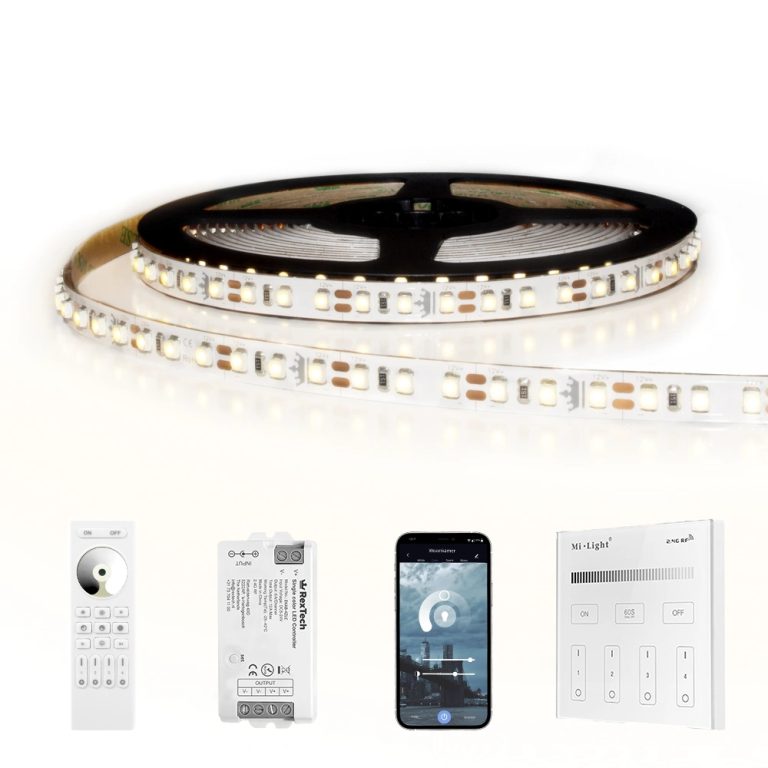 12 meter – 1440 leds complete led strip set helder wit