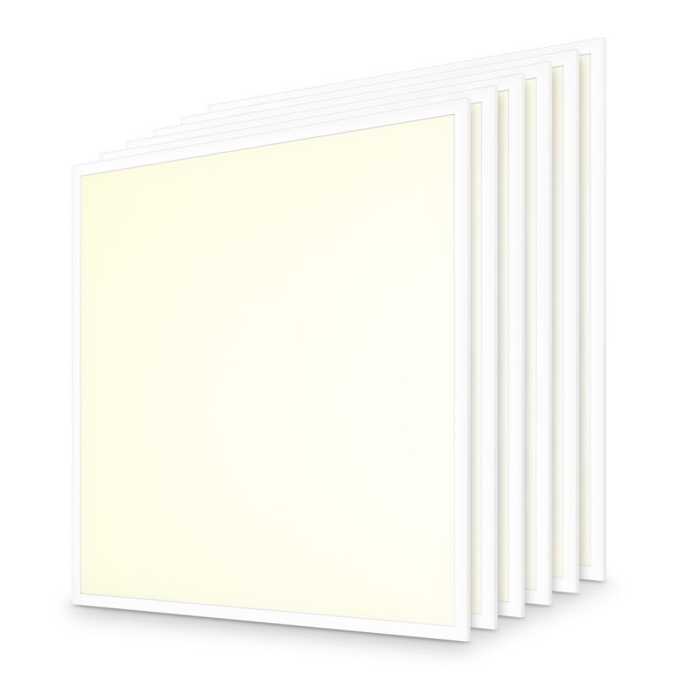 6x LED Paneel – 60×60 cm – 18/25 Watt – 4500 lumen – 180 lumen/watt – 3000K warm wit – UGR<19 – Flikkervrij – Incl. Philips Xitanium Driver – 5 jaar garantie